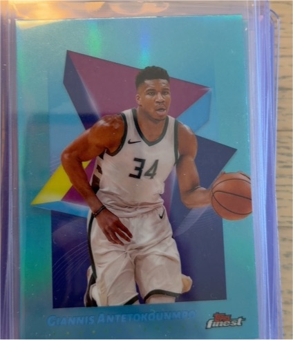2024-25 Topps Finest #56 Giannis Antetokounmpo — front