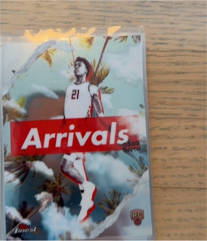 2025 Topps Finest #A-19 Yves Missi Arrivals — front