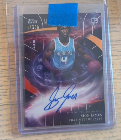 2025-26 Topps Midnight #11X50 Sion James — front