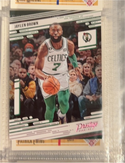 2022-23 Panini Chronicles Prestige #52 Jaylen Brown — front