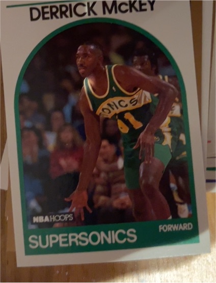 1989-90 NBA Hoops #233 Derrick McKey — front
