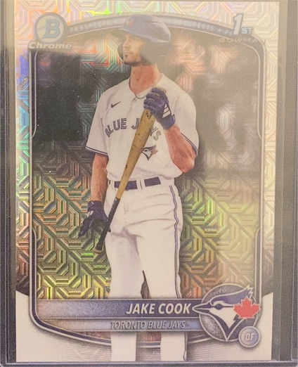 2025 Bowman Draft Chrome #BDC-97 Jake Cook Mojo Refractor — front