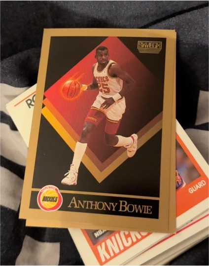 1990-91 SkyBox #105 Anthony Bowie — front