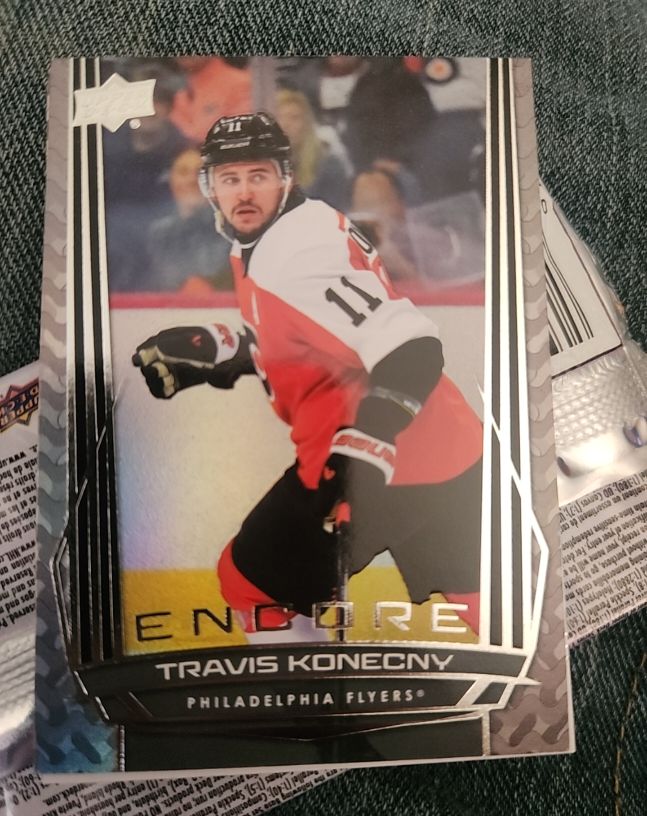 2025-26 Upper Deck Series 1 Encore #E-81 Travis Konecny — front