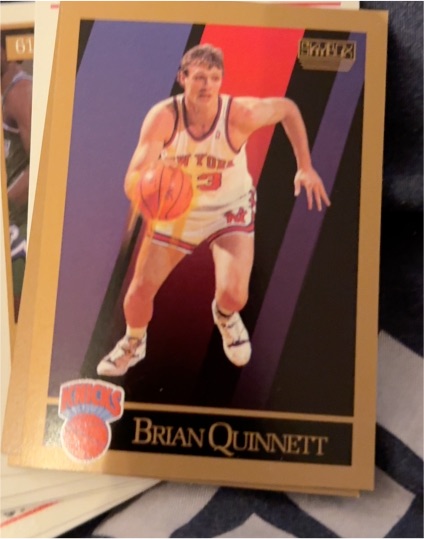 1990-91 SkyBox #192 Brian Quinnett — front