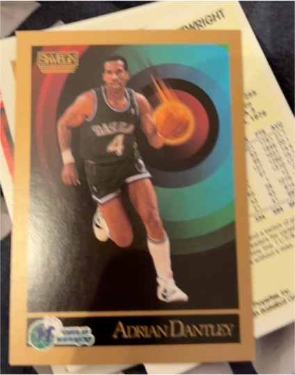 1990-91 SkyBox #61 Adrian Dantley — front