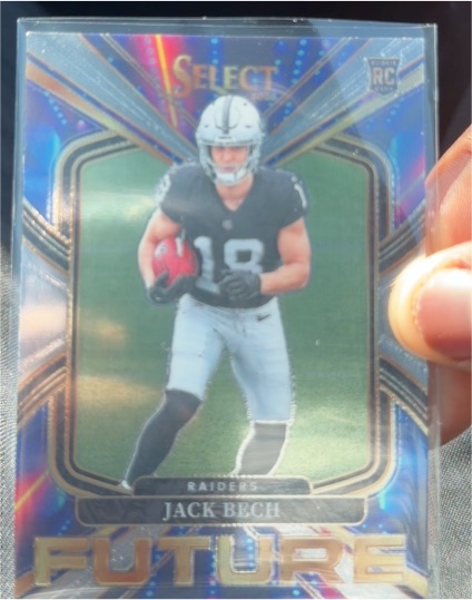 2025 Panini Select #12 Jack Bech Future Insert Rookie Card — front