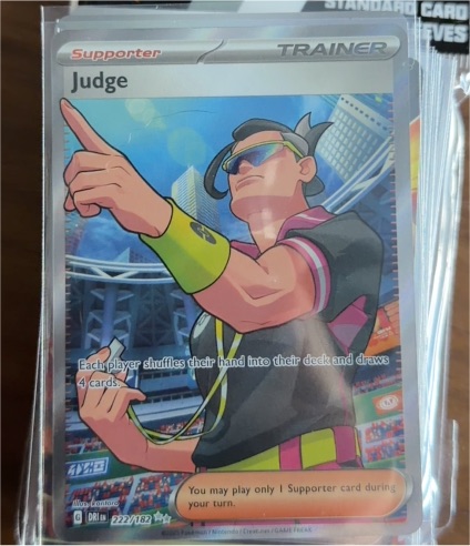 2023 Pokémon SV10: Destined Rivals #222 Judge — front
