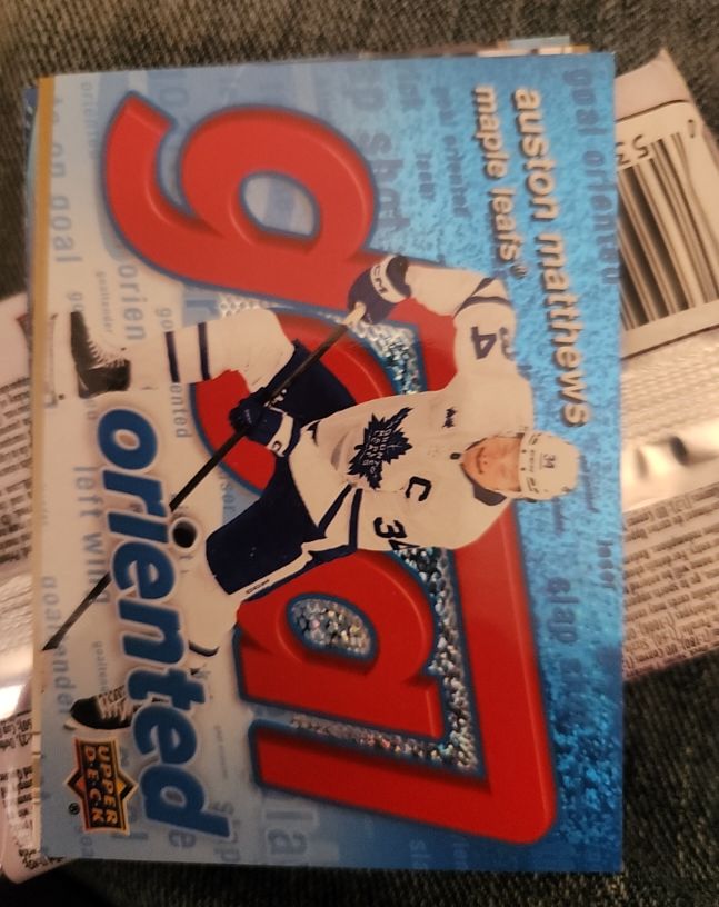 2025-26 Upper Deck #GO-17 Auston Matthews Goal Oriented — front