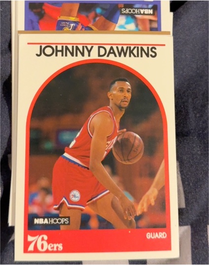 1989-90 NBA Hoops #311 Johnny Dawkins — front