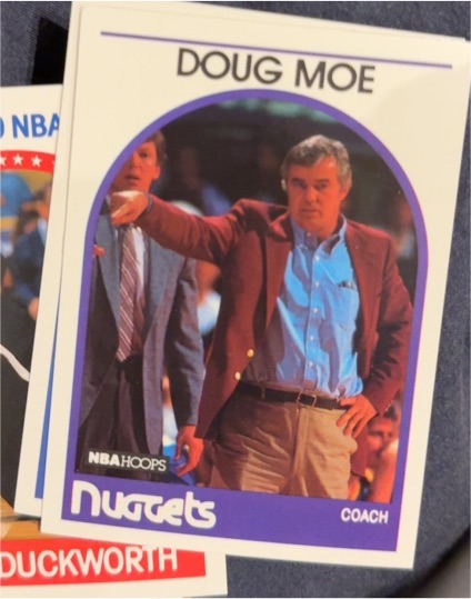 1989-90 NBA Hoops #283 Doug Moe — front