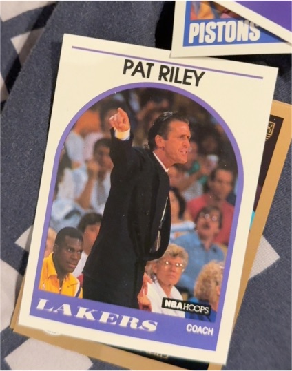 1989-90 NBA Hoops #108 Pat Riley — front