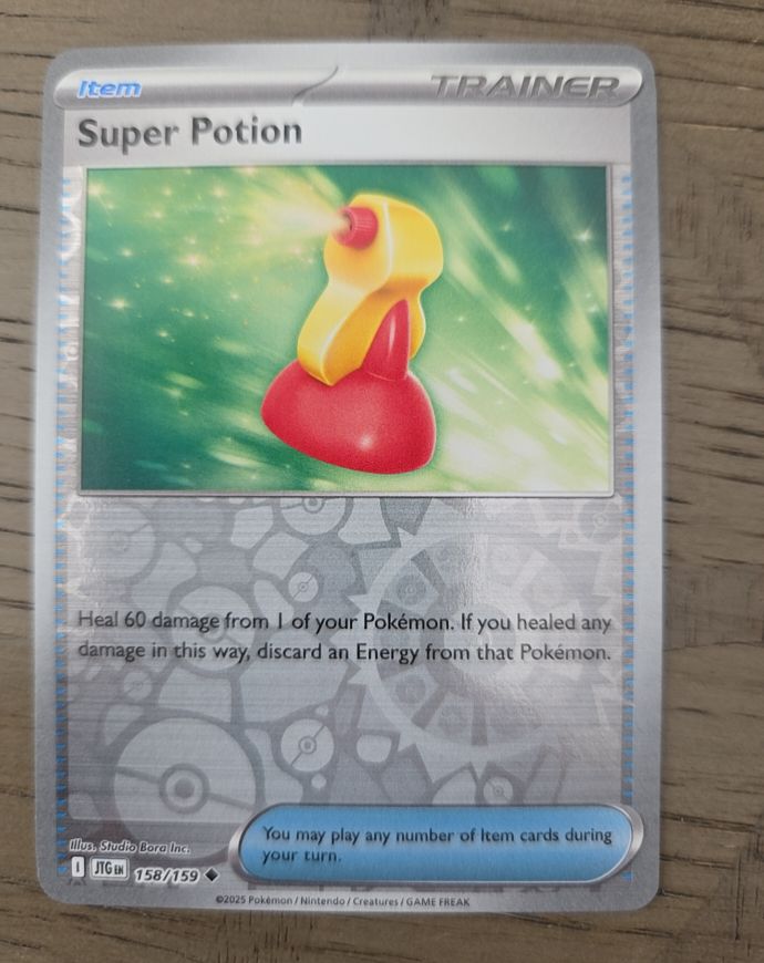 2025 Pokémon SV09: Journey Together #158 Super Potion — front