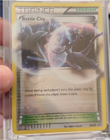 2012 Pokémon Black & White #BW39 Battle City — front