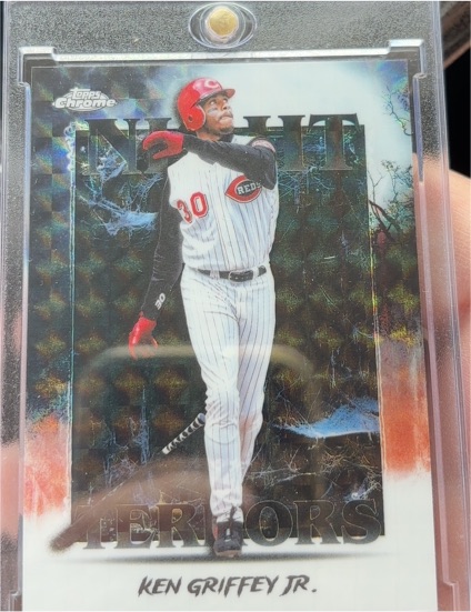 2025 Topps Chrome Update #NT-7 Ken Griffey Jr. Night Terrors Cincinnati Reds — front