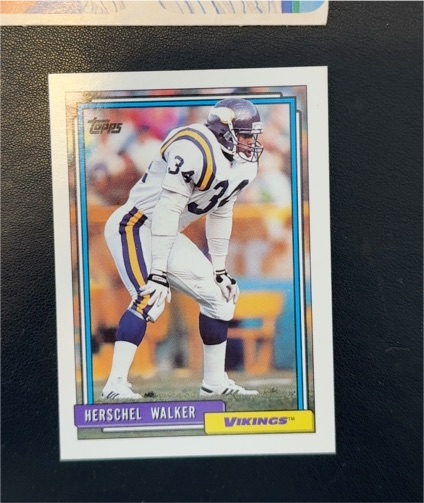 1991 Topps #395 Herschel Walker — front