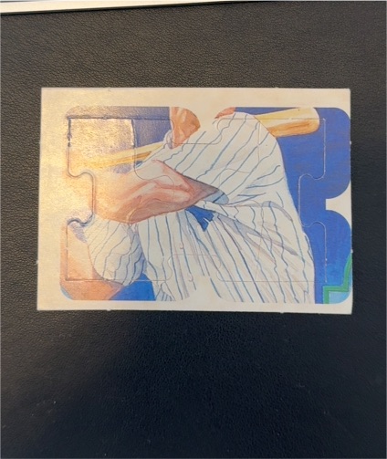 1985 Donruss #22 Lou Gehrig Puzzle Piece — front