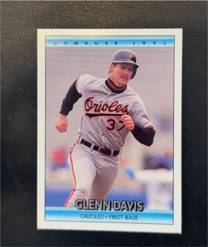 1992 Donruss #597 Glenn Davis — front