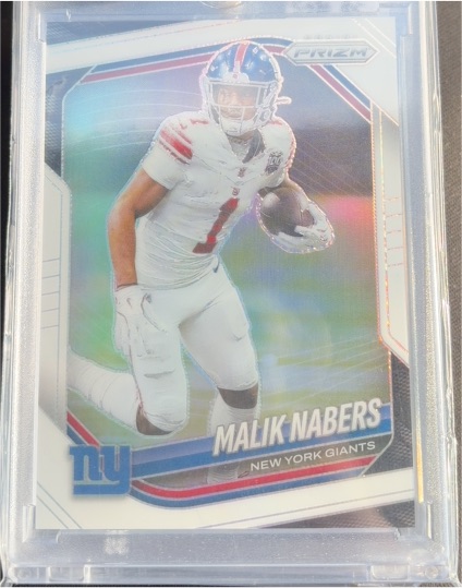 2025 Panini Prizm #206 Malik Nabers — front