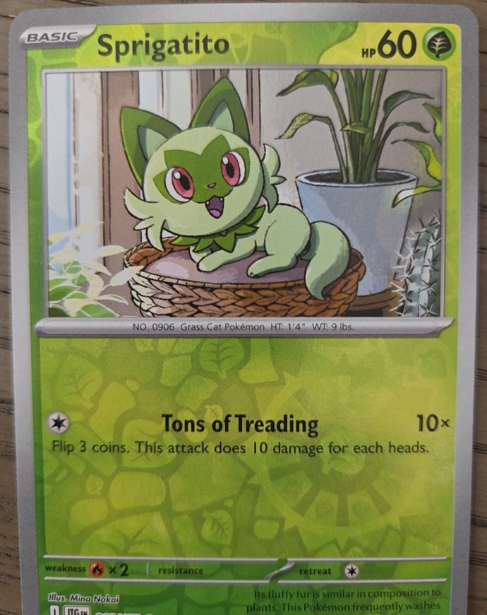 2023 Pokémon TCG Journey Together #016 Sprigatito — front