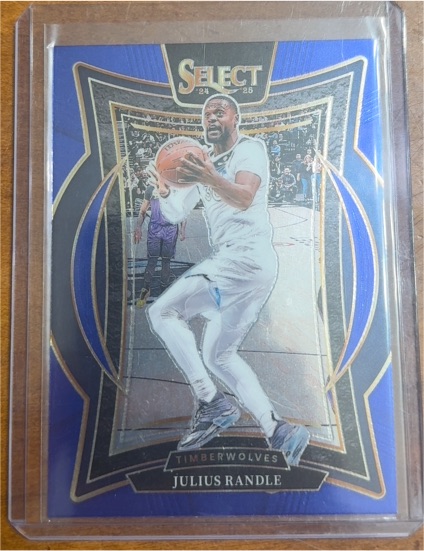 2024-25 Panini Select #45 Julius Randle Blue Prizm — front