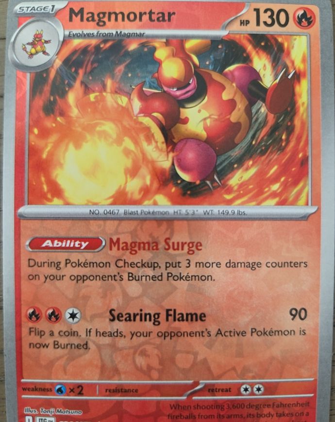 2024 Pokemon Journey Together #021 Magmortar — front
