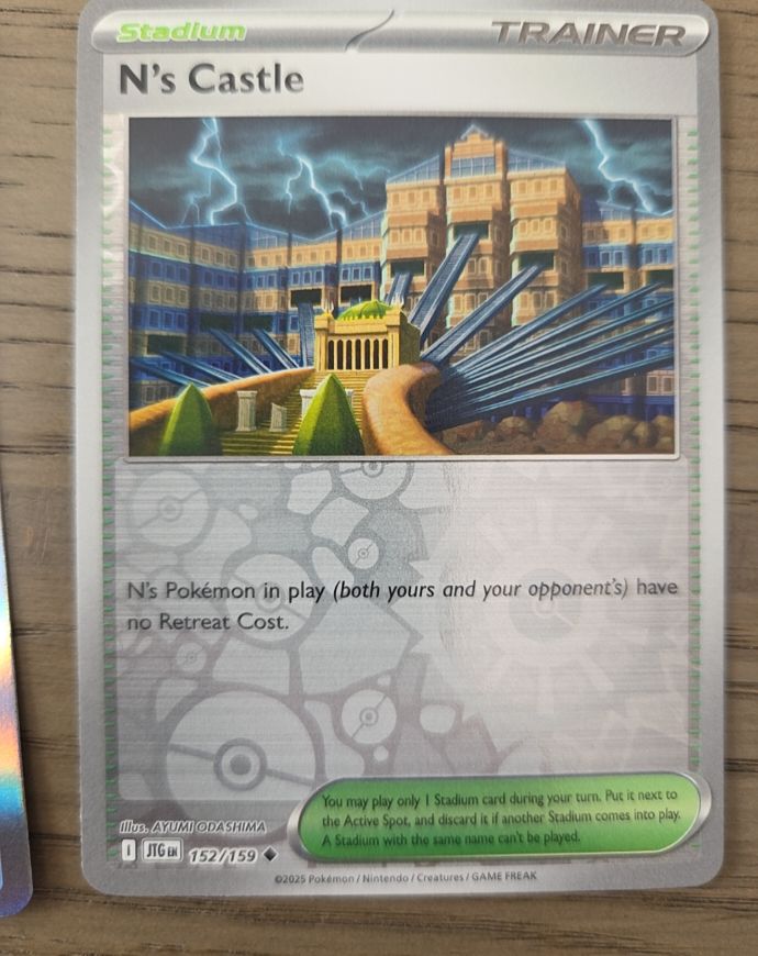 2025 Pokemon Journey Together #152 N's Castle — front