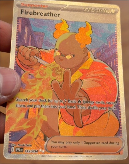2025 Pokémon #119 Firebreather — front