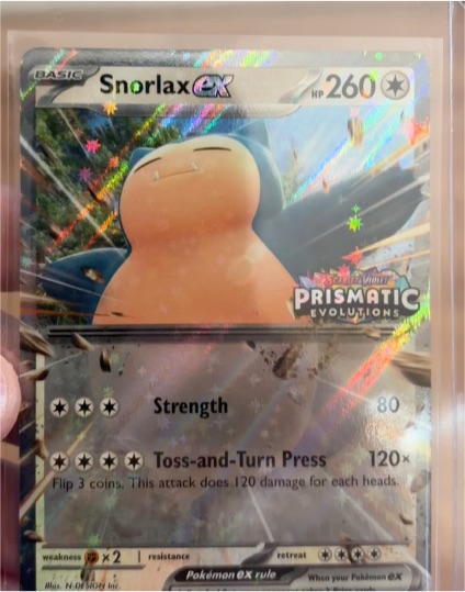 2016 Pokémon Prismatic Evolutions #076 Snorlax EX — front