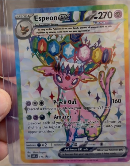 2022 Pokémon Scarlet & Violet #175 Espeon ex — front