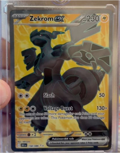 Pokémon TCG 2015 SV Black Bolt #158 Zekrom ex — front