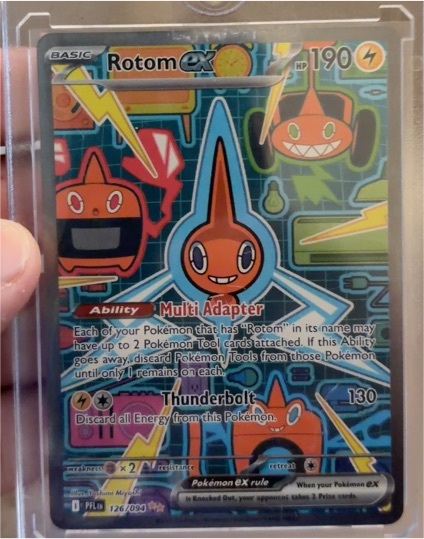 Pokemon TCG 2022 Rotom ex 126/094 Me02: Phantasmal Flames — front