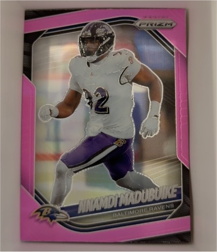 2025 Panini Prizm #22 Nnamdi Madubuike — front