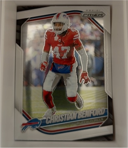 2025 Panini Prizm #262 Christian Benford — front