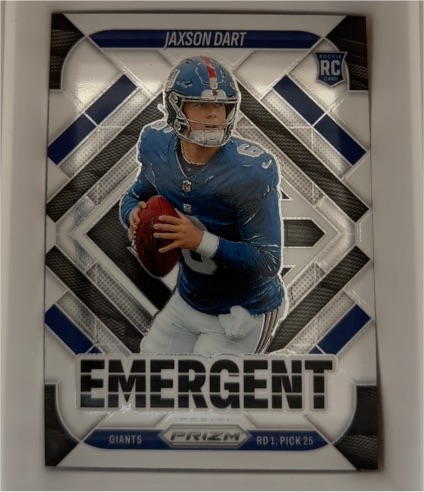2025 Panini Prizm #6 Jaxson Dart Emergent Rookie — front