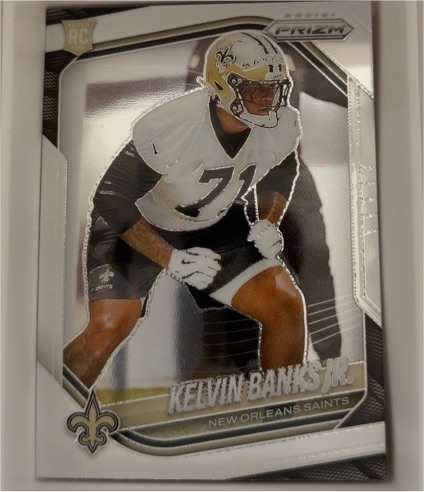 2025 Panini Prizm #347 Kelvin Banks Jr. — front
