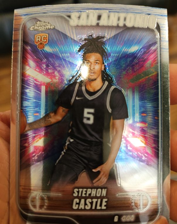 2024-25 Topps Chrome #122 Stephon Castle — front