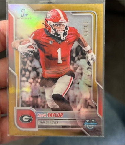 2025 Bowman Chrome #180 Talyn Taylor — front