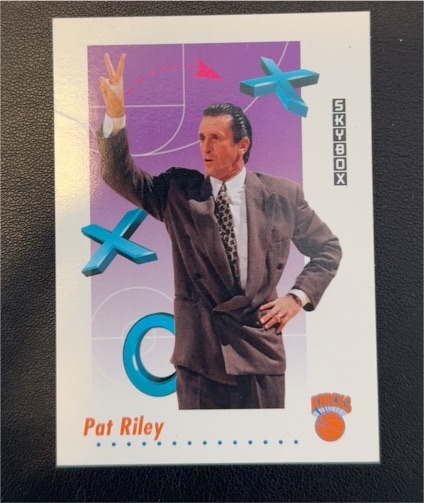 1991 SkyBox #395 Pat Riley — front