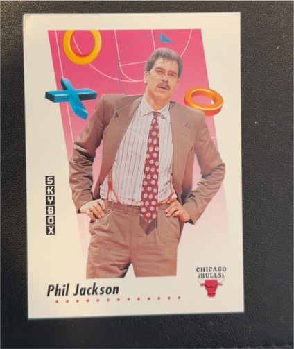 1991-92 SkyBox #381 Phil Jackson — front