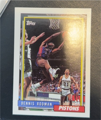 1992 Topps #137 Dennis Rodman — front
