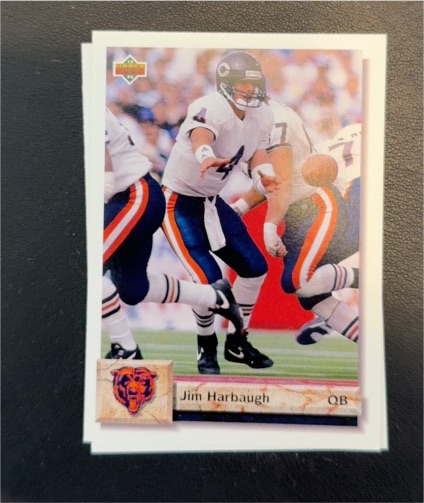 1992 Upper Deck #273 Jim Harbaugh — front