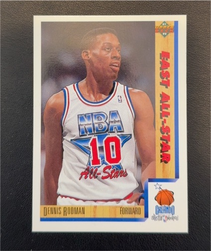 1991-92 Upper Deck #457 Dennis Rodman East All-Star — front