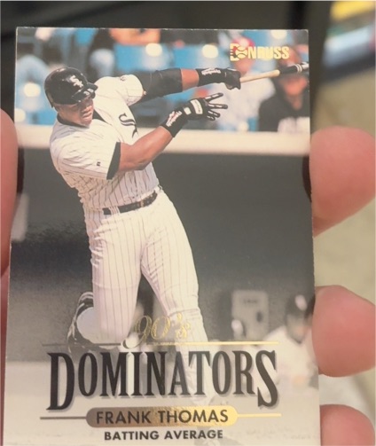 1994 Donruss 90's Dominators #2 Frank Thomas — front