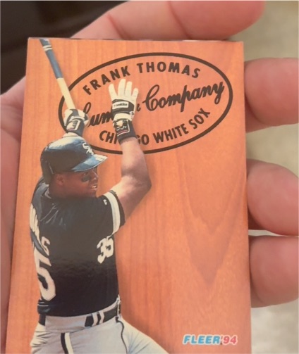 1994 Fleer Lumber Company #9 Frank Thomas — front
