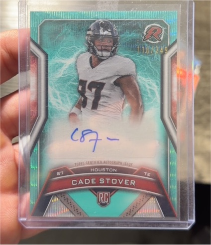 2024 Topps Resurgence #RRS-CS Cade Stover Rookie Signatures Card — front