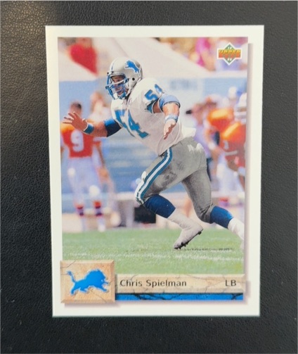 1992 Upper Deck #390 Chris Spielman — front