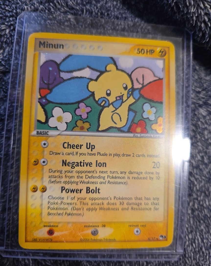 2006 Pokémon POP Series 3 #4 Minun — front