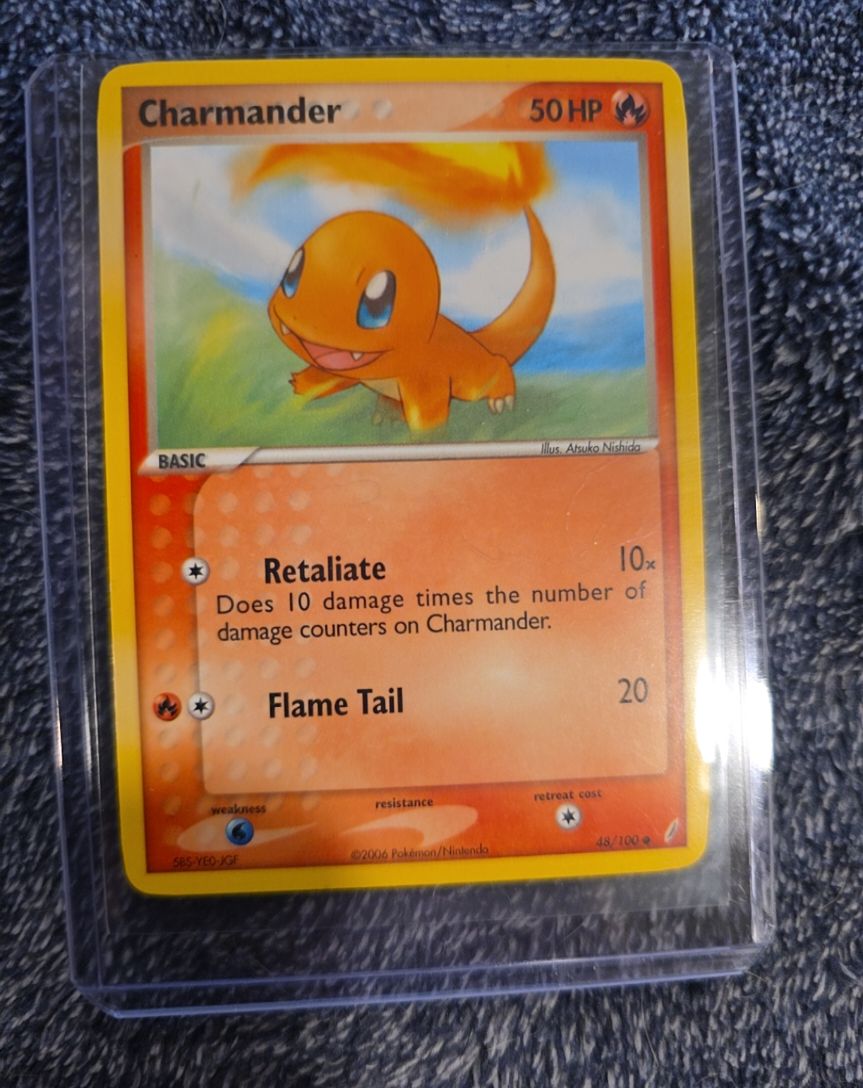 2006 Pokémon EX Crystal Guardians #48 Charmander — front