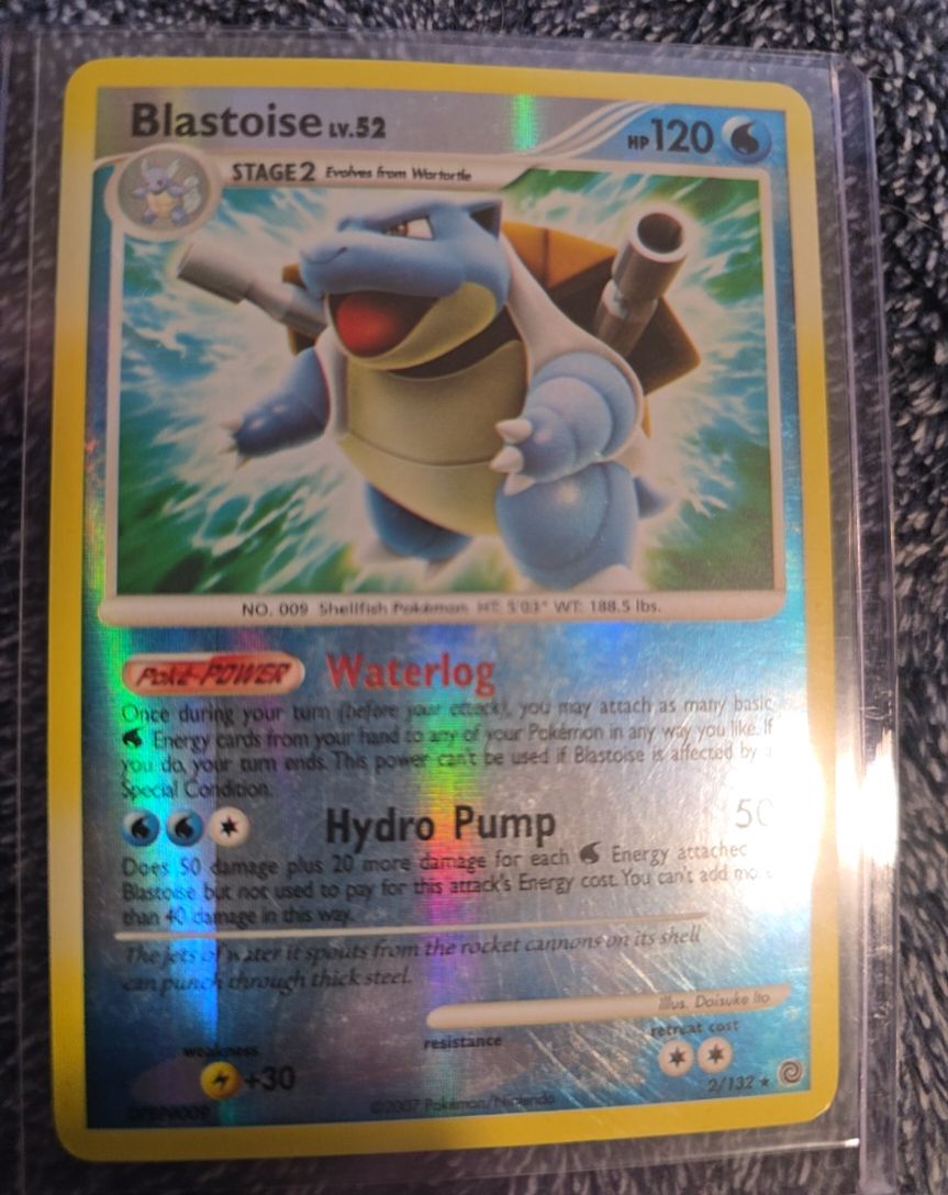 2007 Pokemon Secret Wonders #2 Blastoise — front